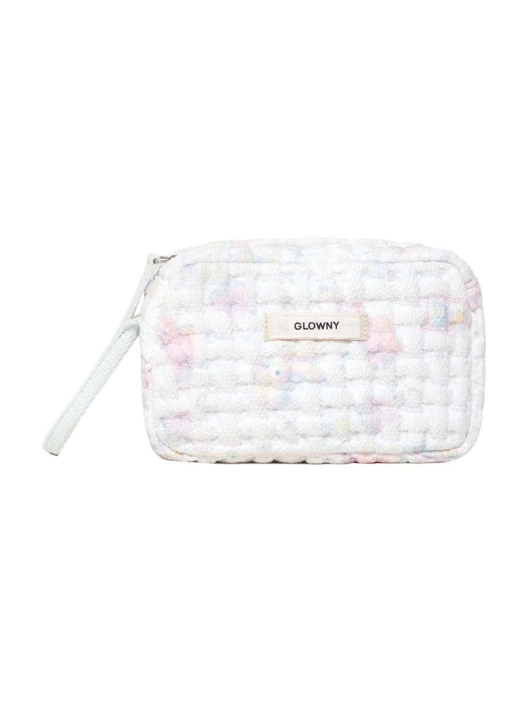 DREAMY COTTON TILE POUCH (WHITE)