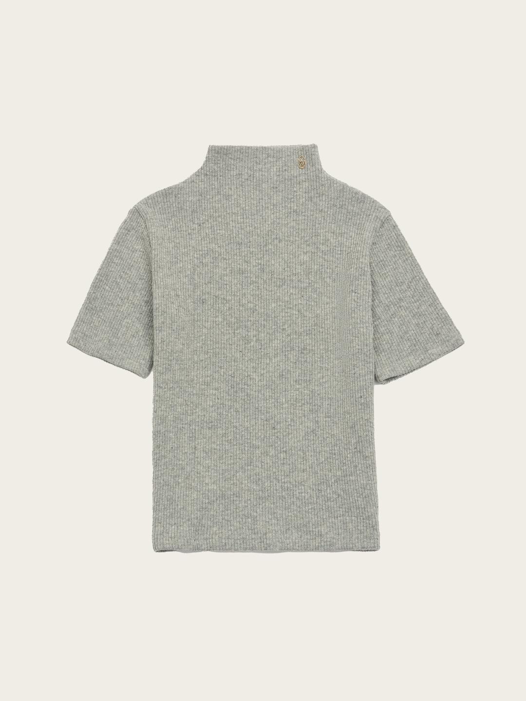 니드 울 반팔 티셔츠[GRAY]*11.30 예약발송