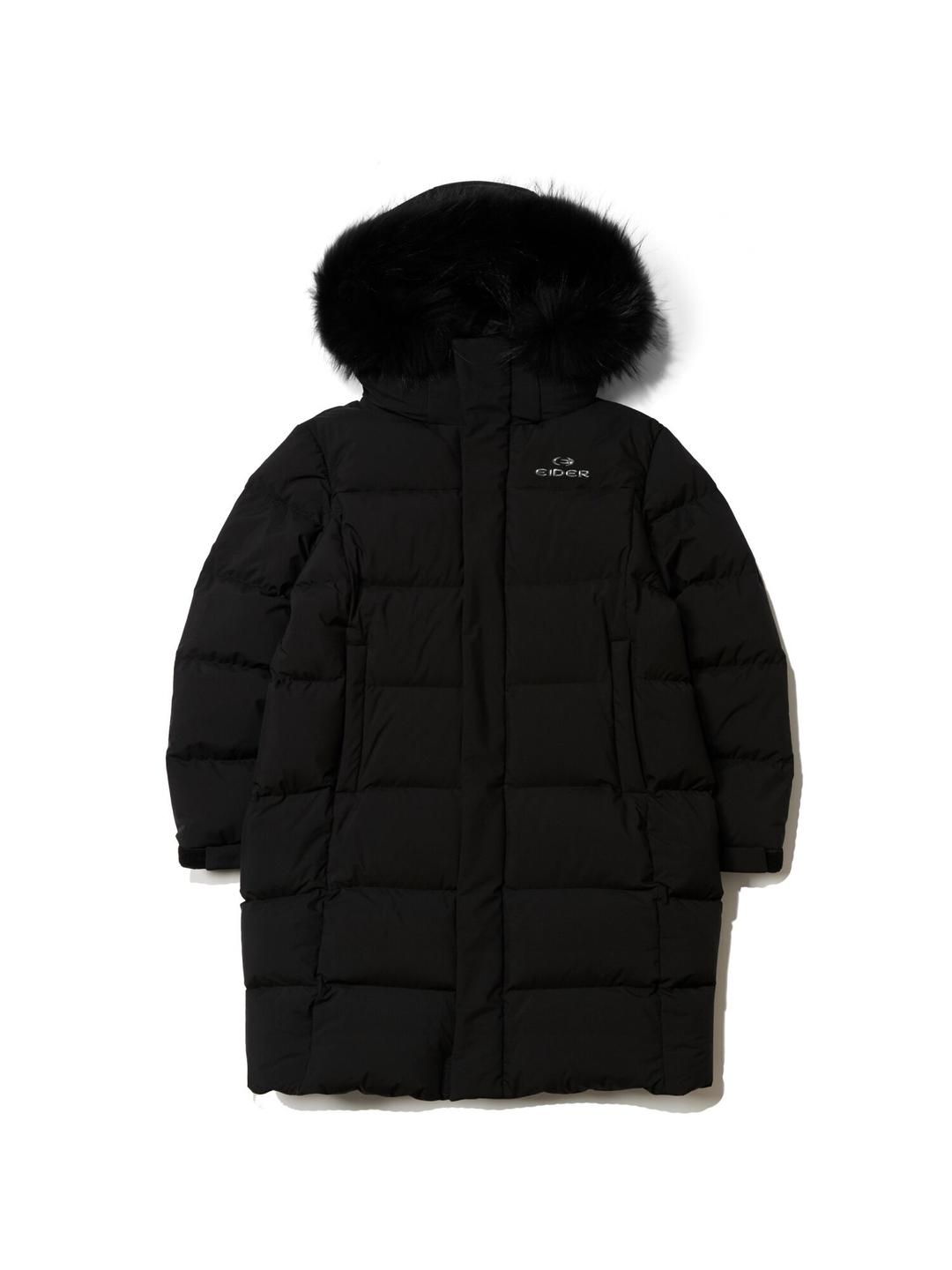 STELOL MAX (스테롤 맥스)  롱 다운 자켓_Black_DUW23534Z1