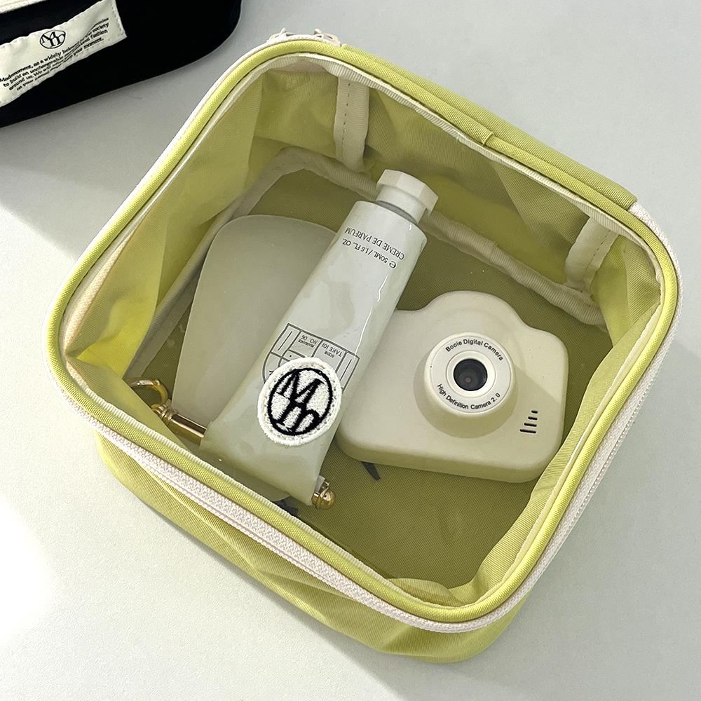 메이드모먼 holiday lime pvc 여행용 파우치