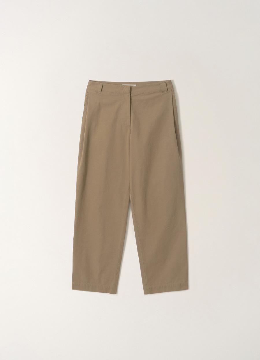 Ground cotton trousers (Camel)