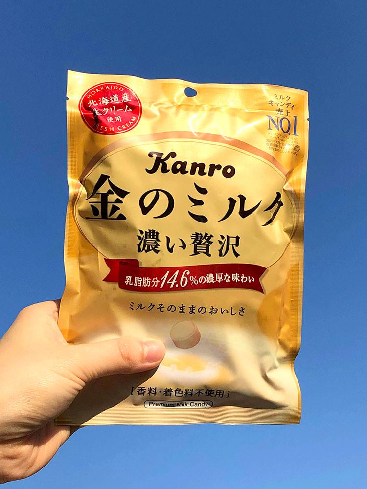 [ 칸로 ] 프리미엄 금의 밀크 캔디 80g / 일본 우유맛 사탕 [원산지:국산]