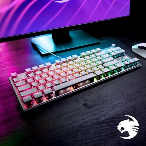 로캣 벌칸 텐키리스 프로 Vulcan TKL Pro 컴팩트 게이밍 키보드 White (영문 자판) - 유선키보드 | 쿠팡