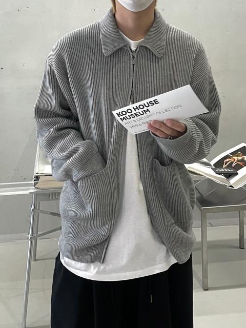 코마 카라 니트 집업 3C/2S