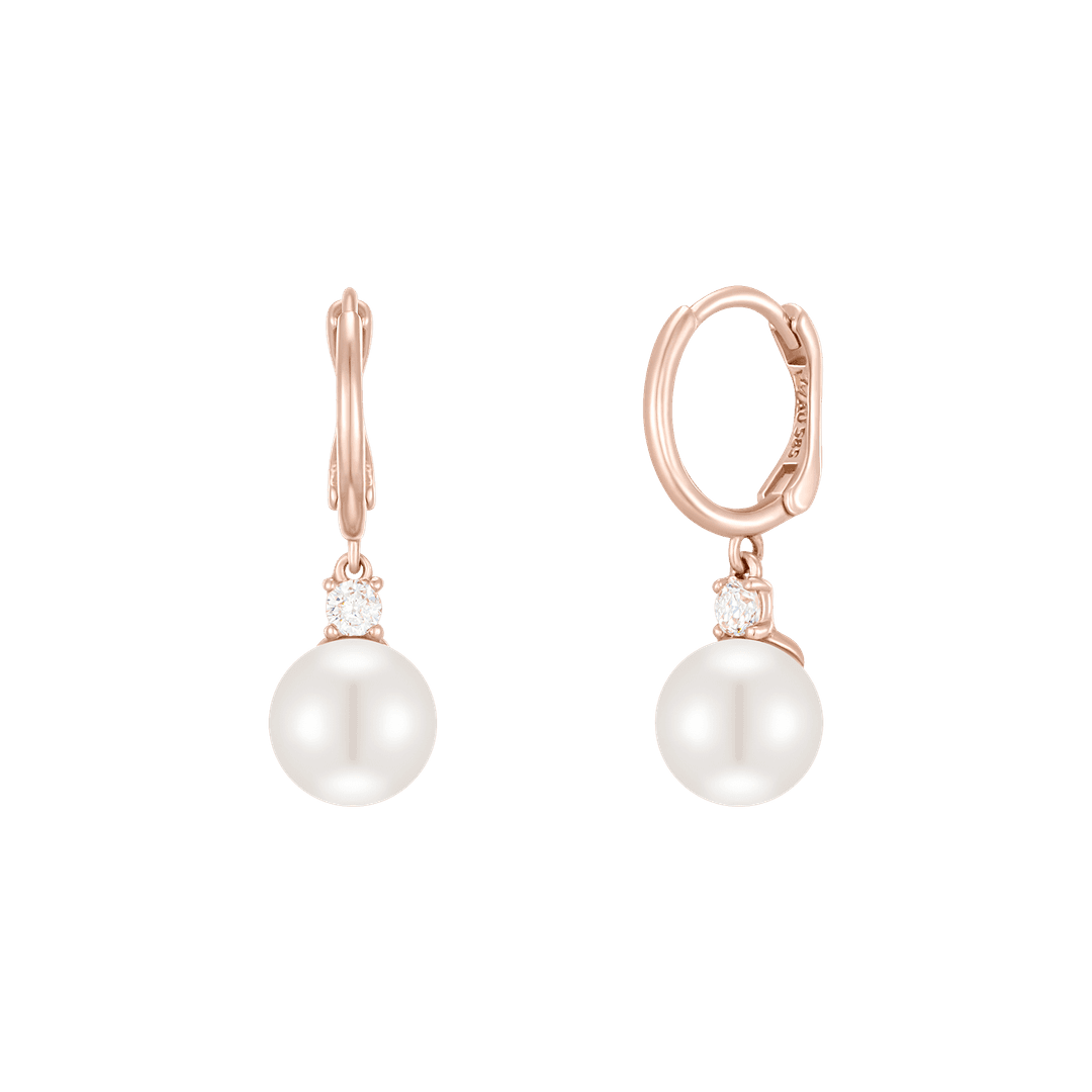 BASIC PERLINA 14K 담수진주 귀걸이 (JJP1EF2BS209R4000)