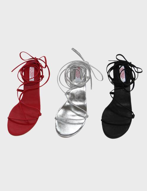 strap heel tie sandals