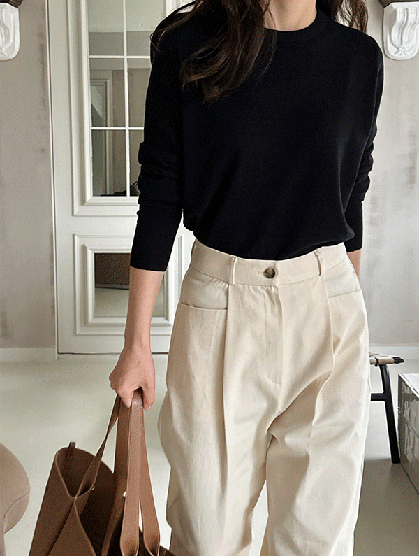 Ontum cotton pants코튼핀턱팬트/면핀턱/옥스포드팬츠/가을신상/가을얼리버드