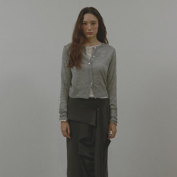 TUK WRAP SKIRT (CHARCOAL)