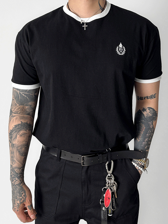 no.259 링거 머슬핏 반팔티 (3color)