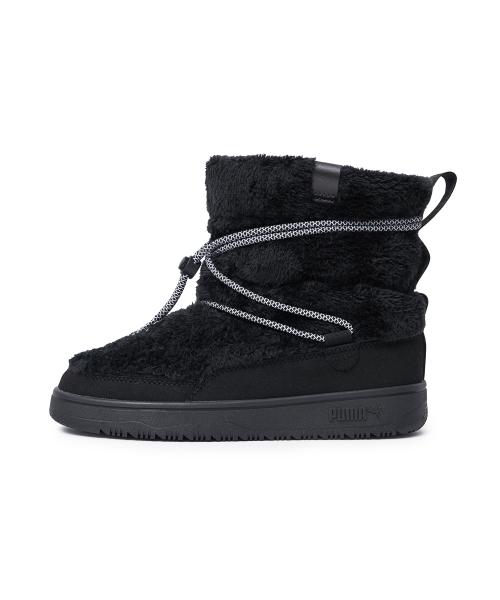 스노우배 스웨이드 우먼스 - 블랙:그레이 / 402175-01