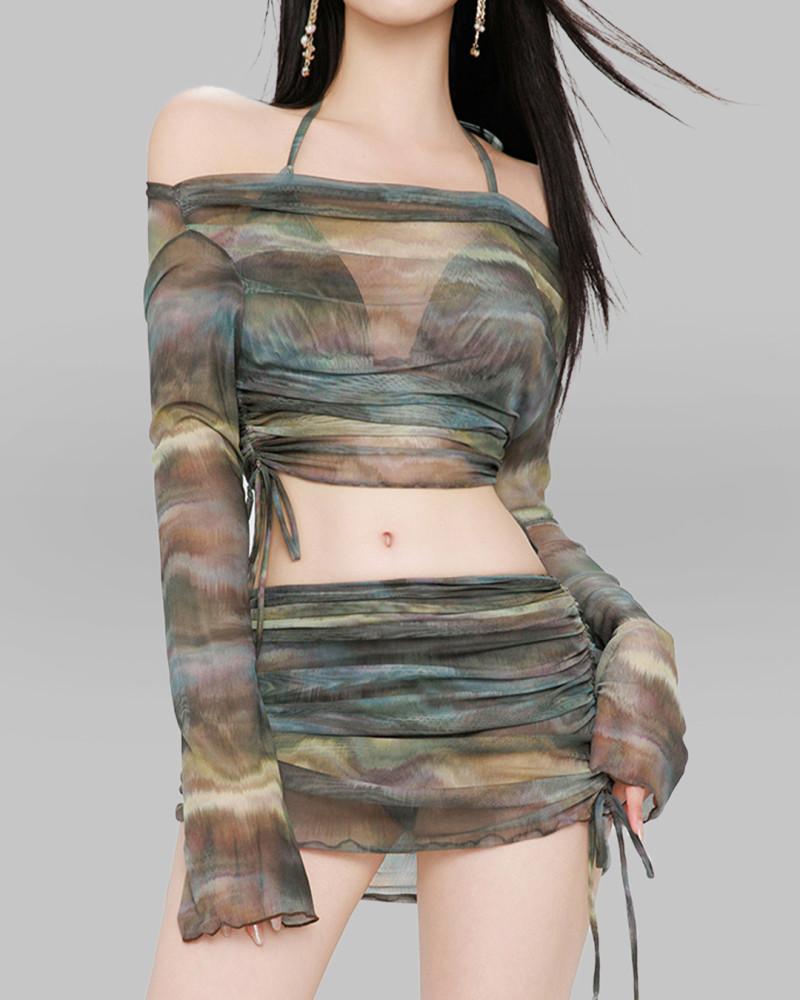 GRADIENT BIKINI 4 PIECE SET