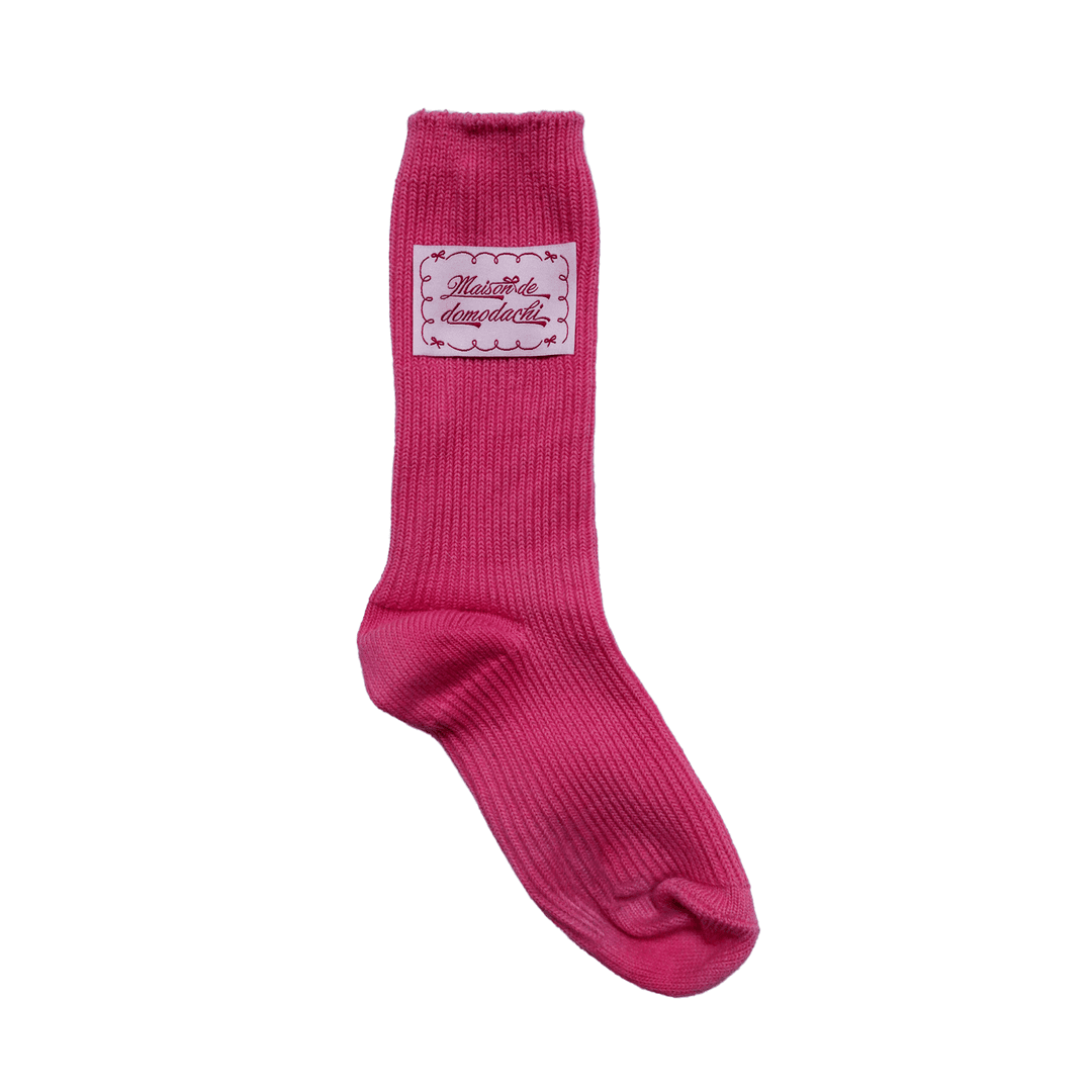 Knit socks_Pink