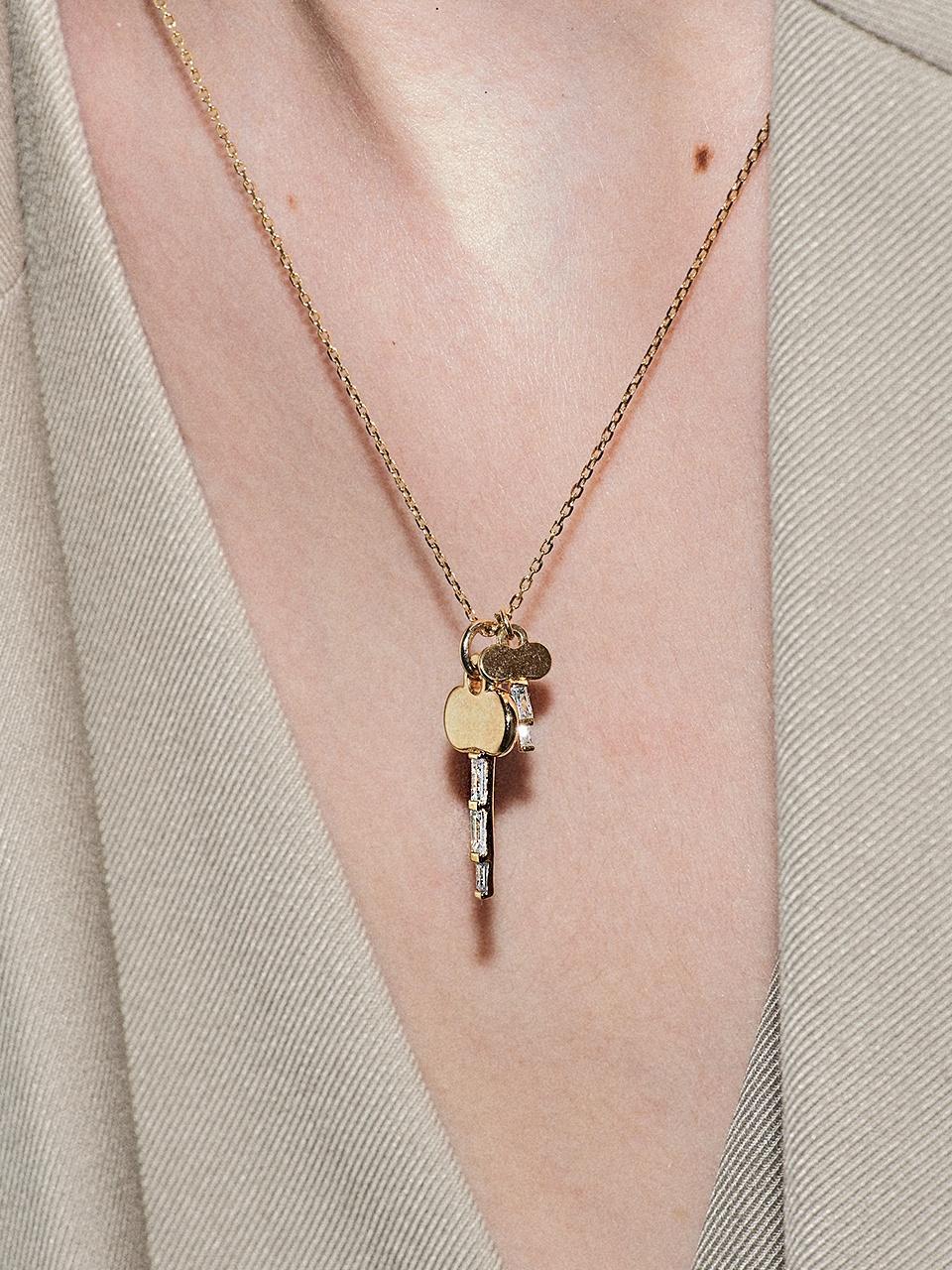[단독 ~5.5][김태리 착용][silver925]glisten key necklace