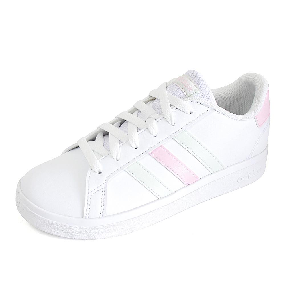 아디다스 그랜드코드 2.0 K 테니스 운동화 스니커즈 화이트핑크 IH4886