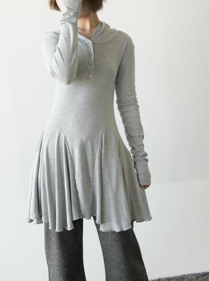 센시티브 앤 후드 원피스 (2c)