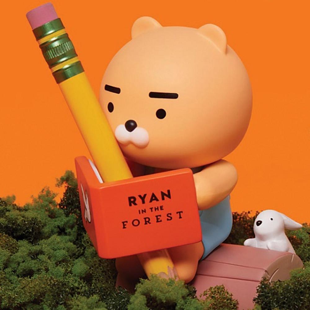 카카오프렌즈 포레스트 피규어 펜홀더 연필꽂이 라이언