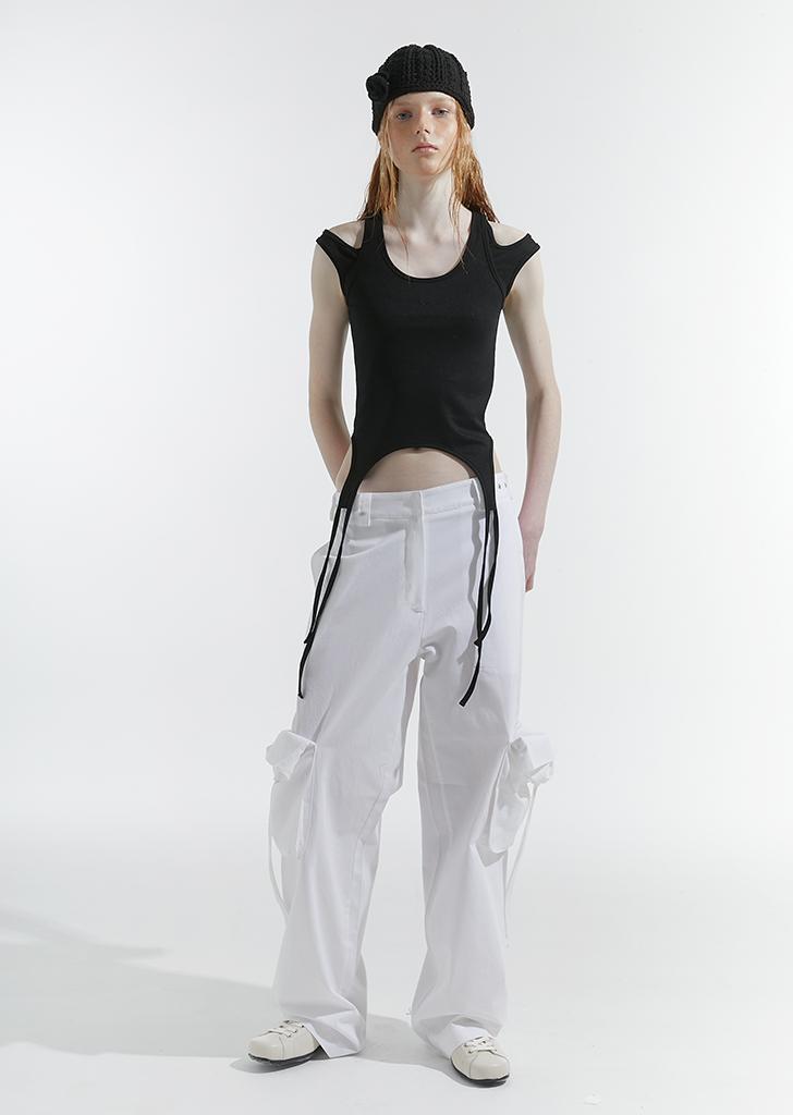 STRING COTTON PANTS, WHITE6/27 예약배송