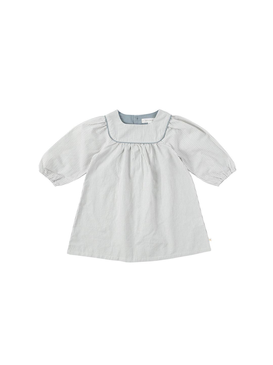 BABY) Tender Stripe OPS, Grayish Blue