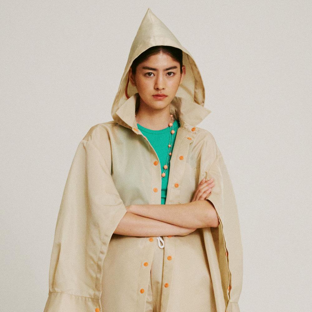 City Aquarium Collection Rain Coat_Beige