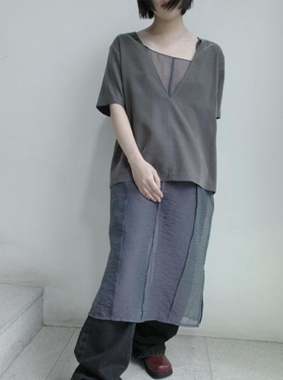 오간자 슬립 원피스