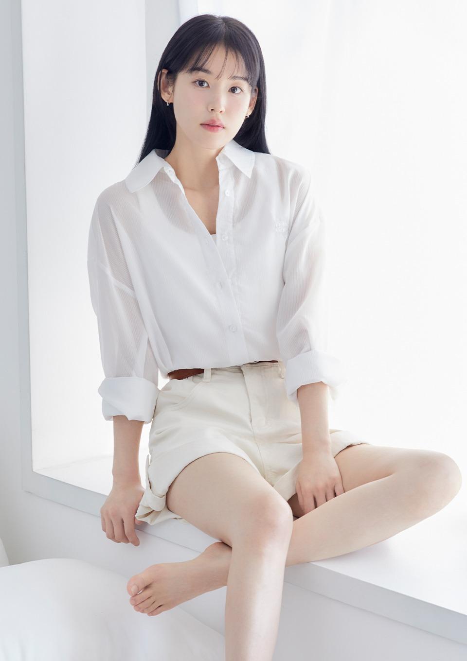 시어 스트라이프 셔츠(MAFBSH11MWH)