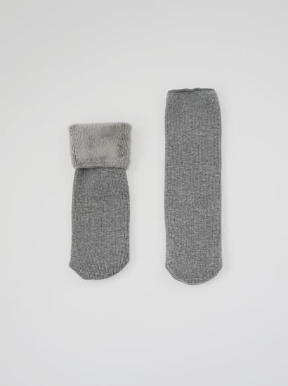 퍼 트리밍 삭스 (2c)