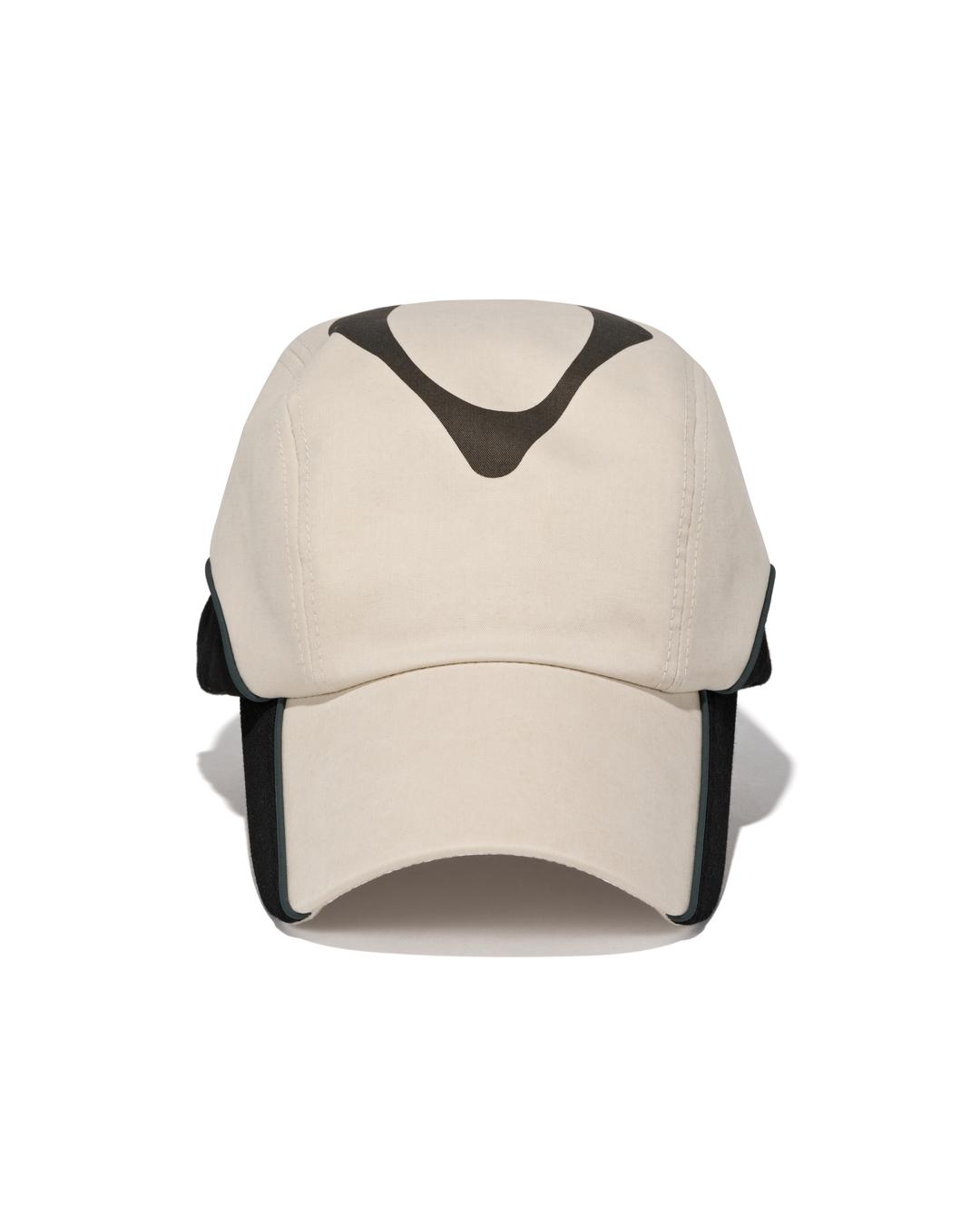 RHOMBUS COTTON CAMP CAP_BEIGE/BLACK
