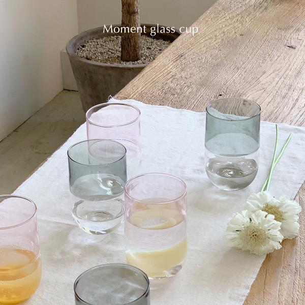 Moment glass cup - 2 colours