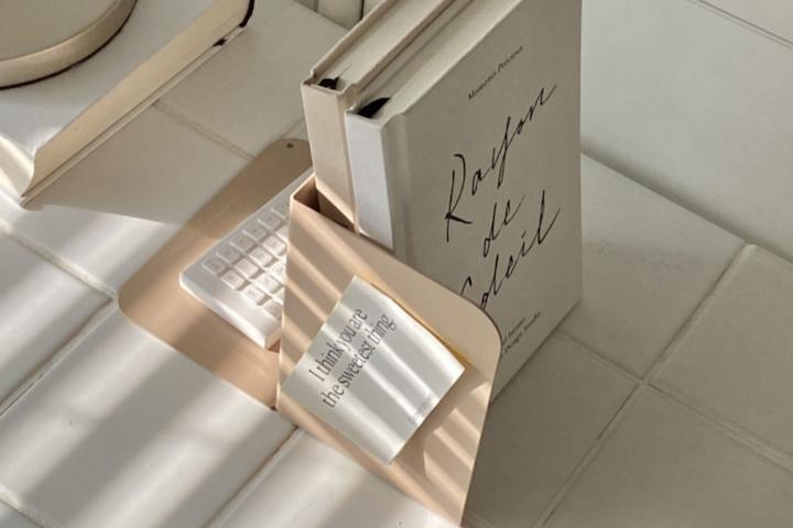 모던 철제 북엔드 책상 책꽂이 정리함 2size (3colors)