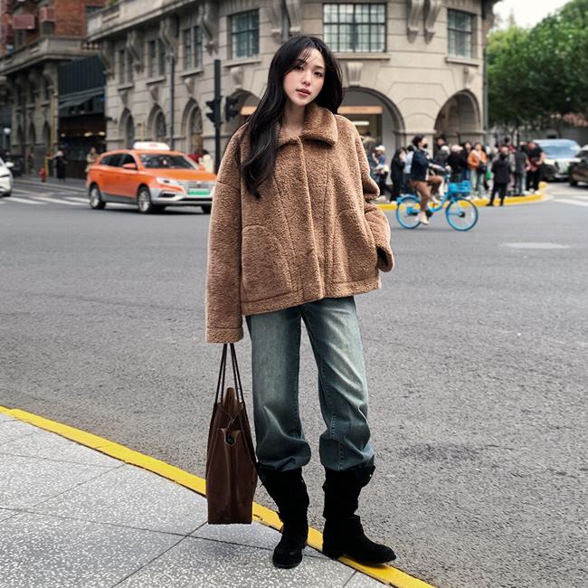 니썸 [🔥+기모ver/누적6만장/미친스판/재구매율끝판왕][출근룩/스판데님/세미와이드/기모바지/기모청바지/기모팬츠/기모데님][MADE]투게더워싱세미와이드데님 - 6color