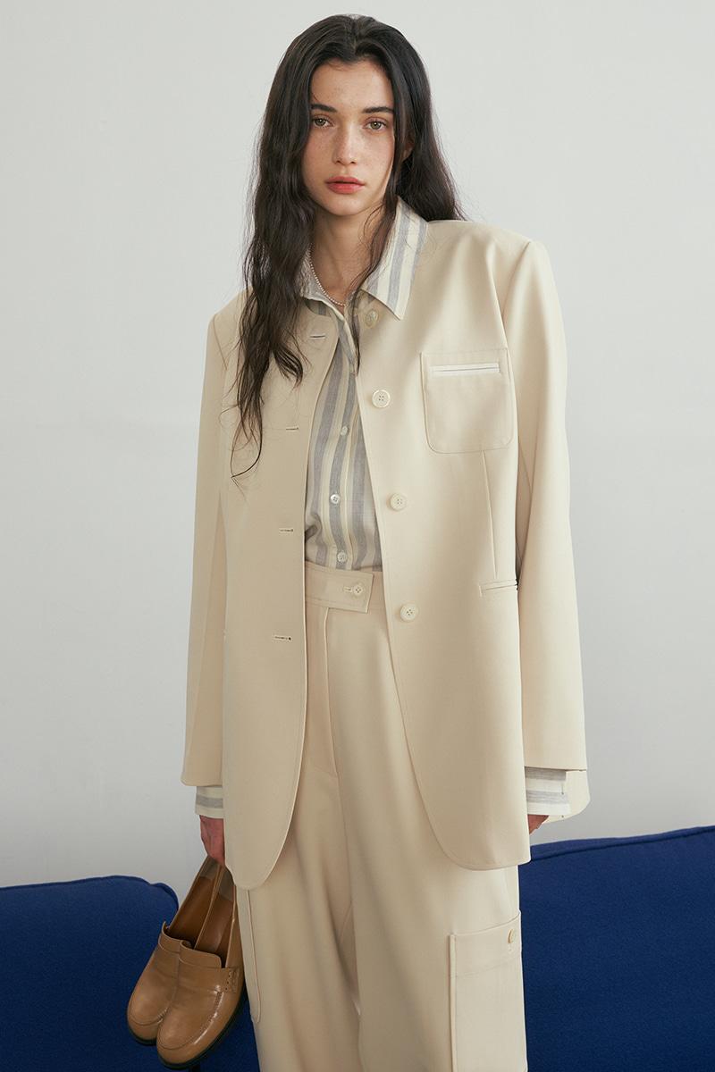 [하니 착용] Petchu jacket Butter yellow