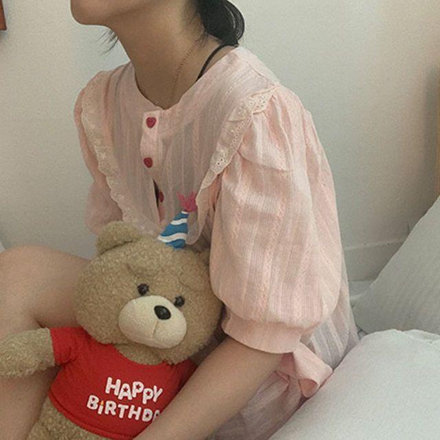 여리여리한 원피스 파자마