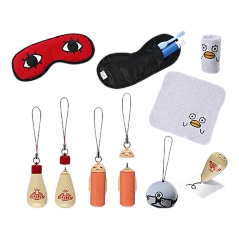 은혼 긴타마요로즈 굿즈 가챠 스트랩 키링 손수건