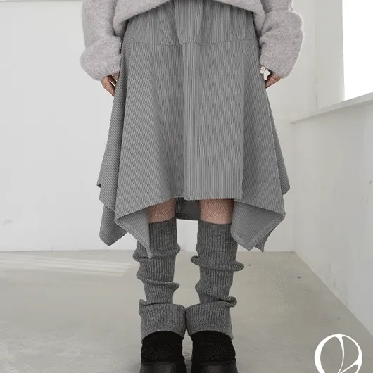 [MADE]몬시 코듀로이 언발 미디스커트