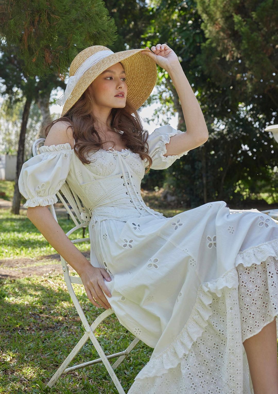 Curve & Plus "I Flipped" Corset Dress - In-stock / 0XL