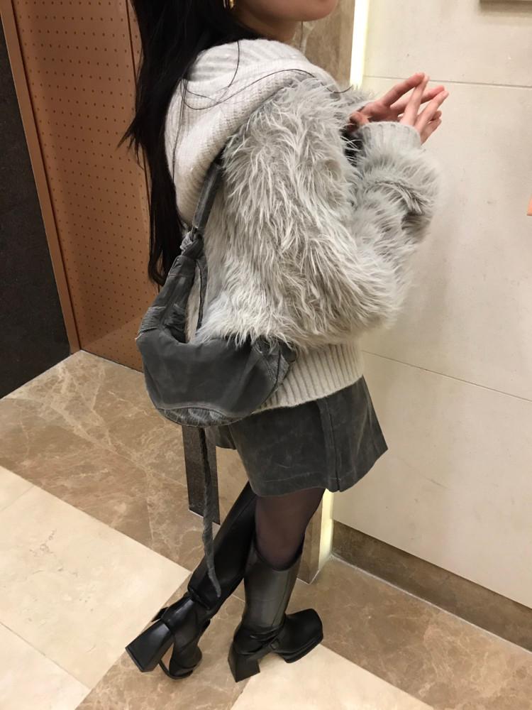 [히피디피] shaggy hood cd (3color)