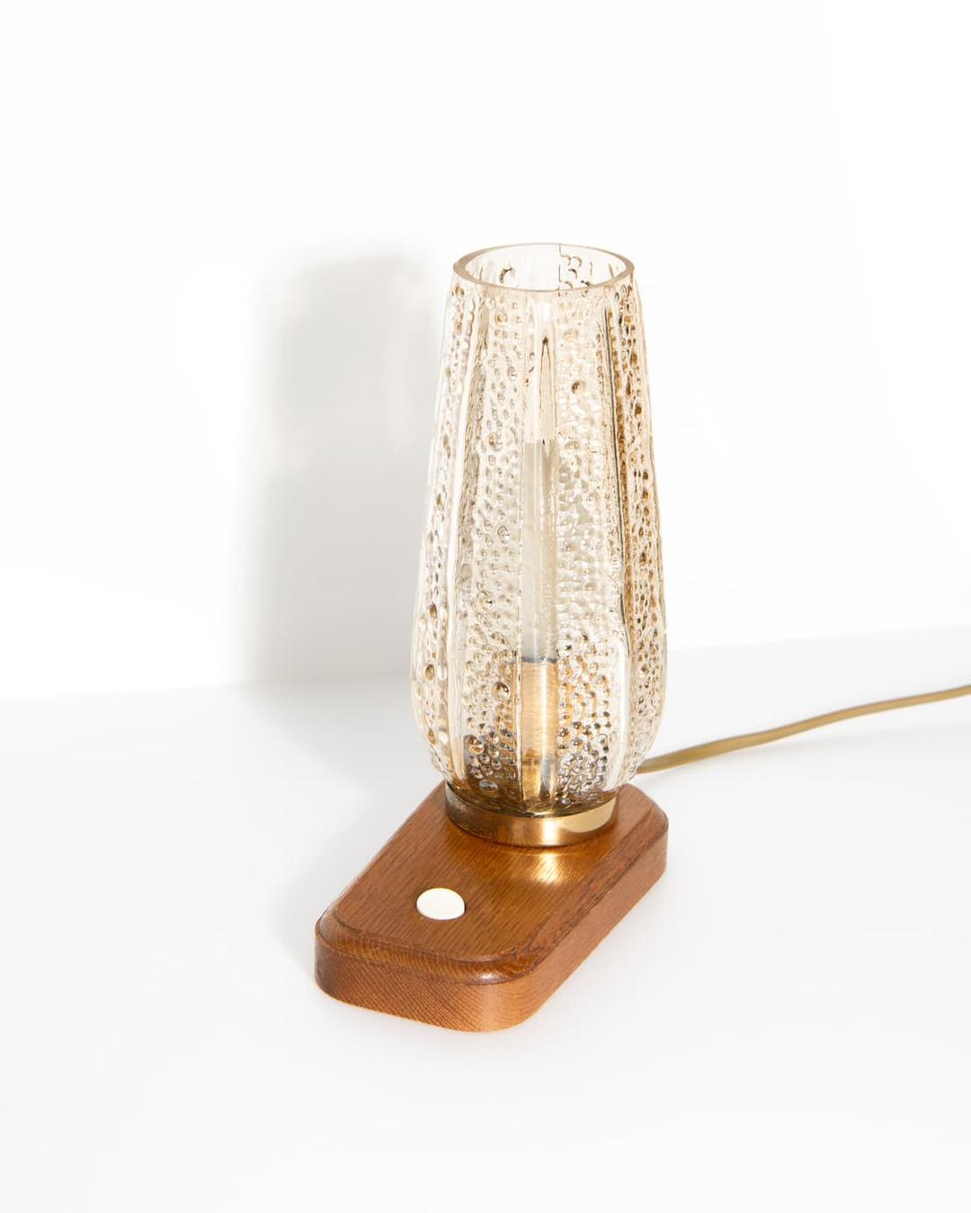 80s 우드 버블글라스 테이블 조명 | 후루츠패밀리