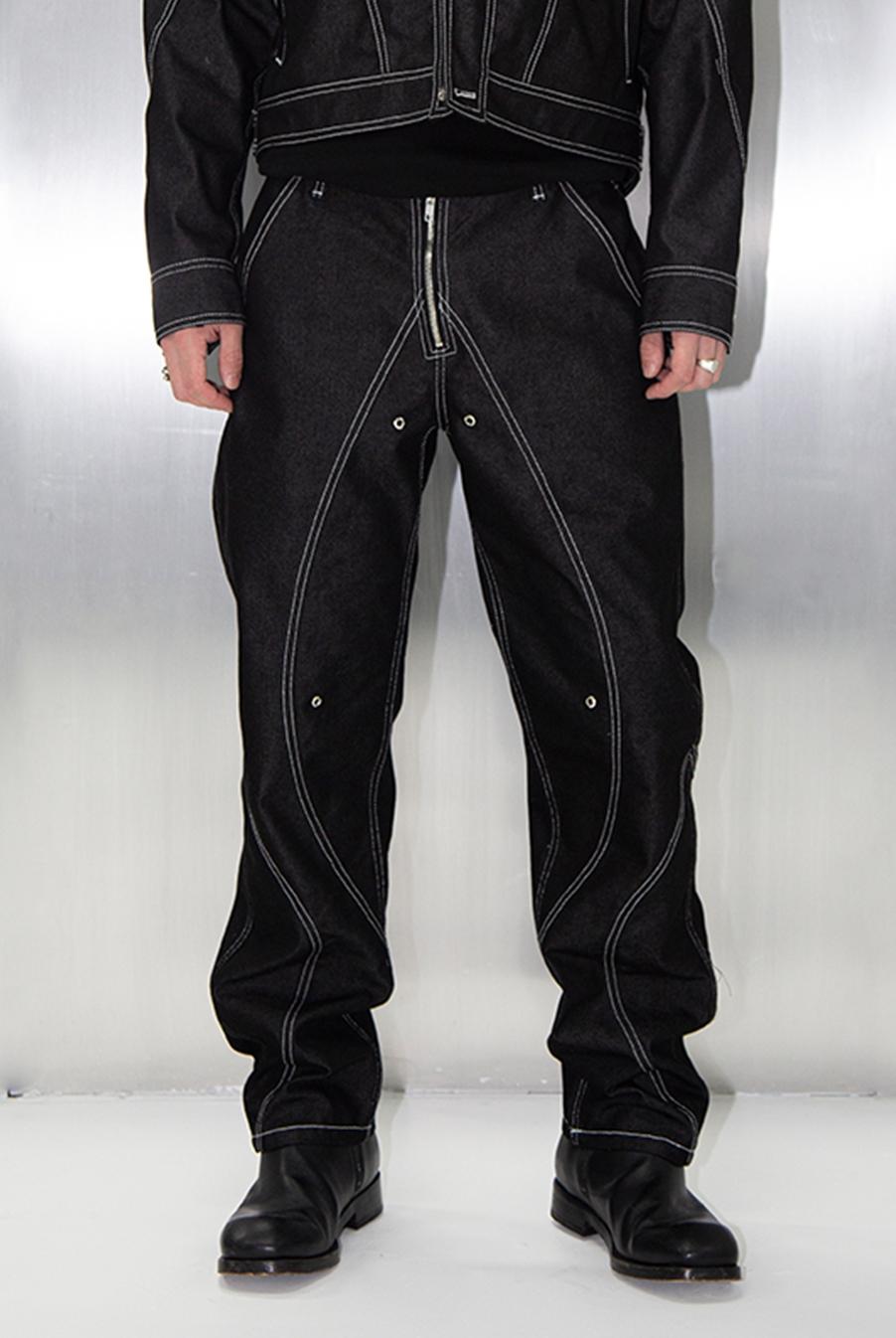 51PERCENT TUNNEL LINING TROUSER 51パーセント 51PERCENT] TUNNEL LINING TROUSER (DENIM) _ Ivory - Bstore/비