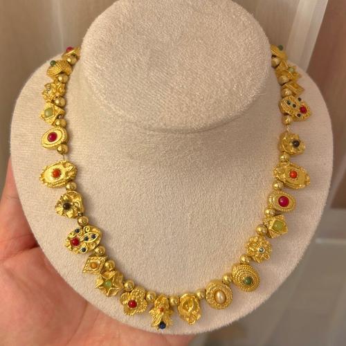 Vintage Victorian Revival Slide Necklace (no.2400826)