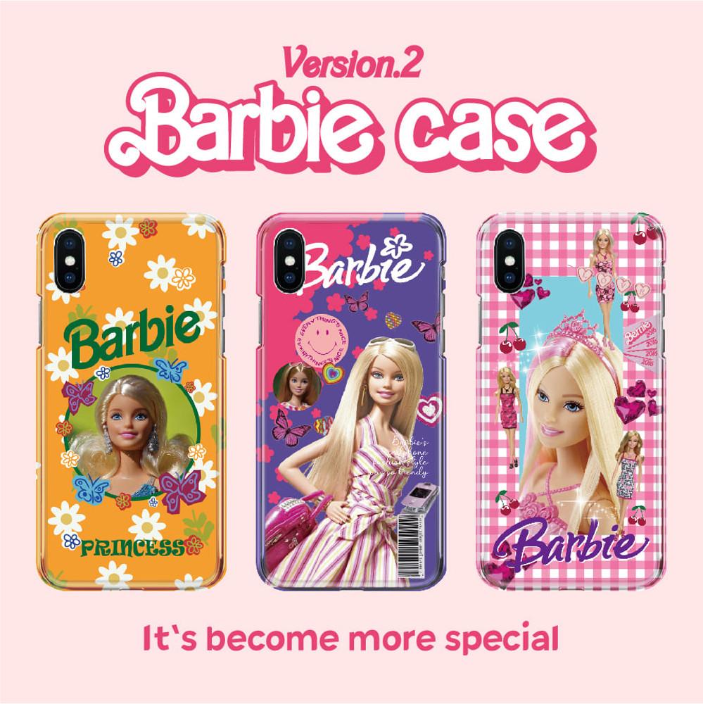 바비 버전2 아이폰 갤럭시 노트 제트플립 귀여운 하드 케이스 카드 범퍼