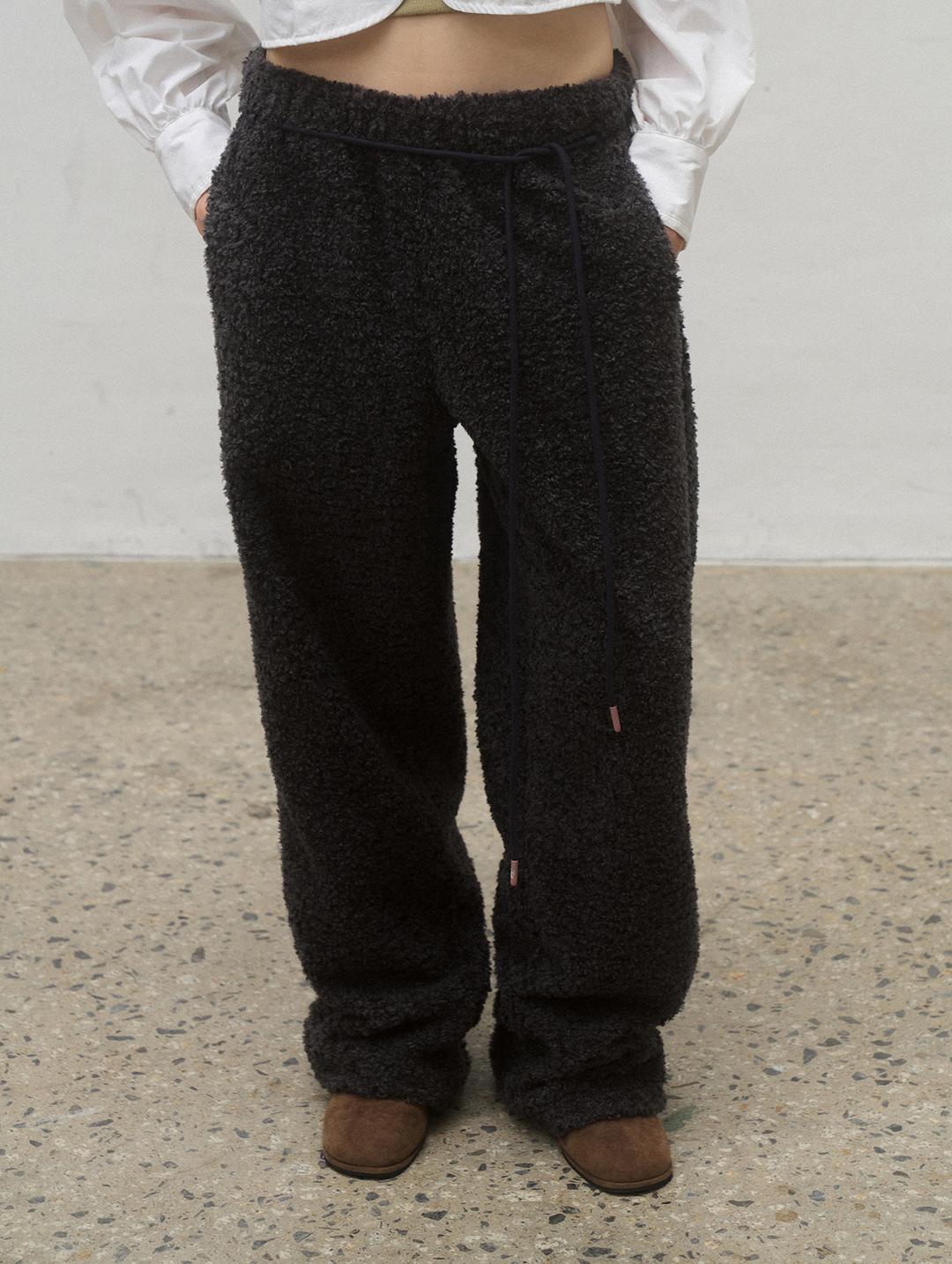 BAMBI TERRY PANTS - CHARCOAL