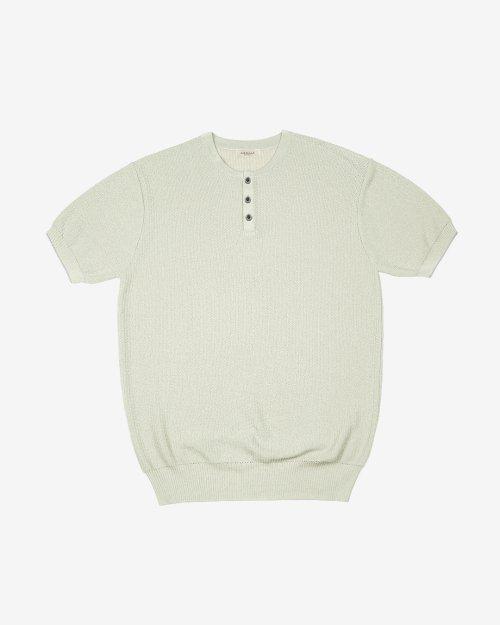 Texture Henly neck Knit (Oatmeal)