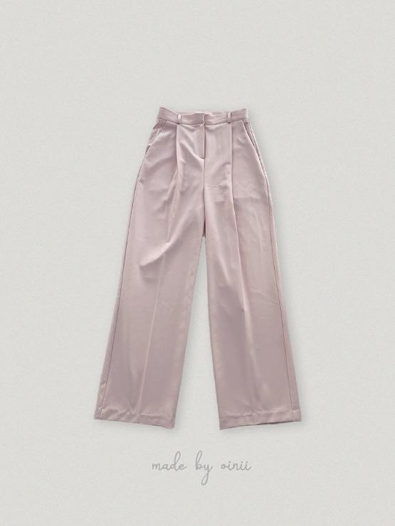 오이니 [o,neul] bowl slacks - 2color