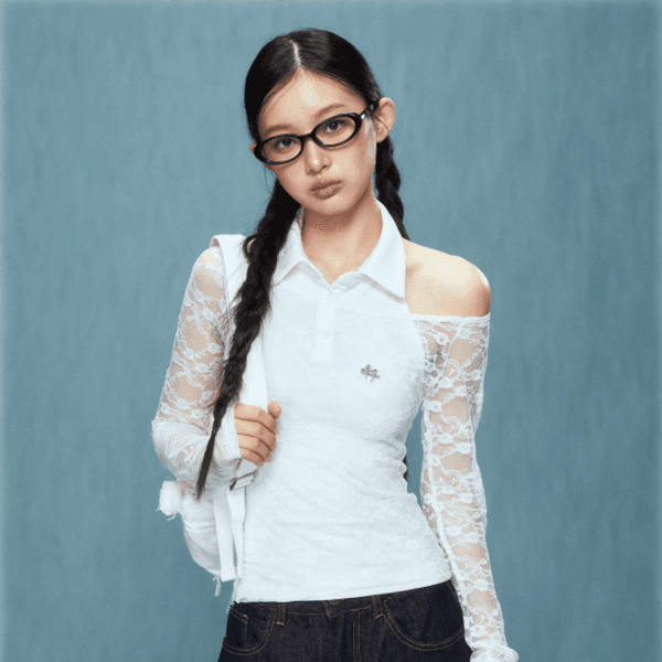 flower lace halterneck