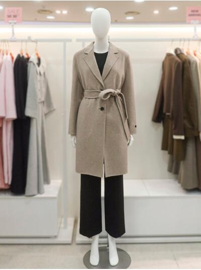 벨티드 울캐시블렌드 핸드메이드 코트(OBAHCQ1)