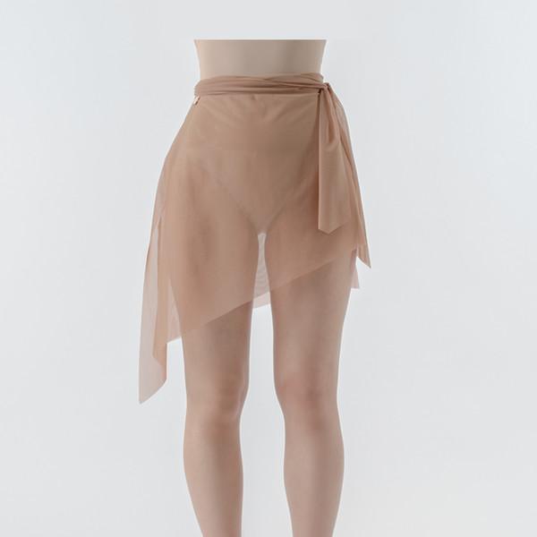 프시케 슬릿 플로우™ 스커트, 메쉬, 시에나