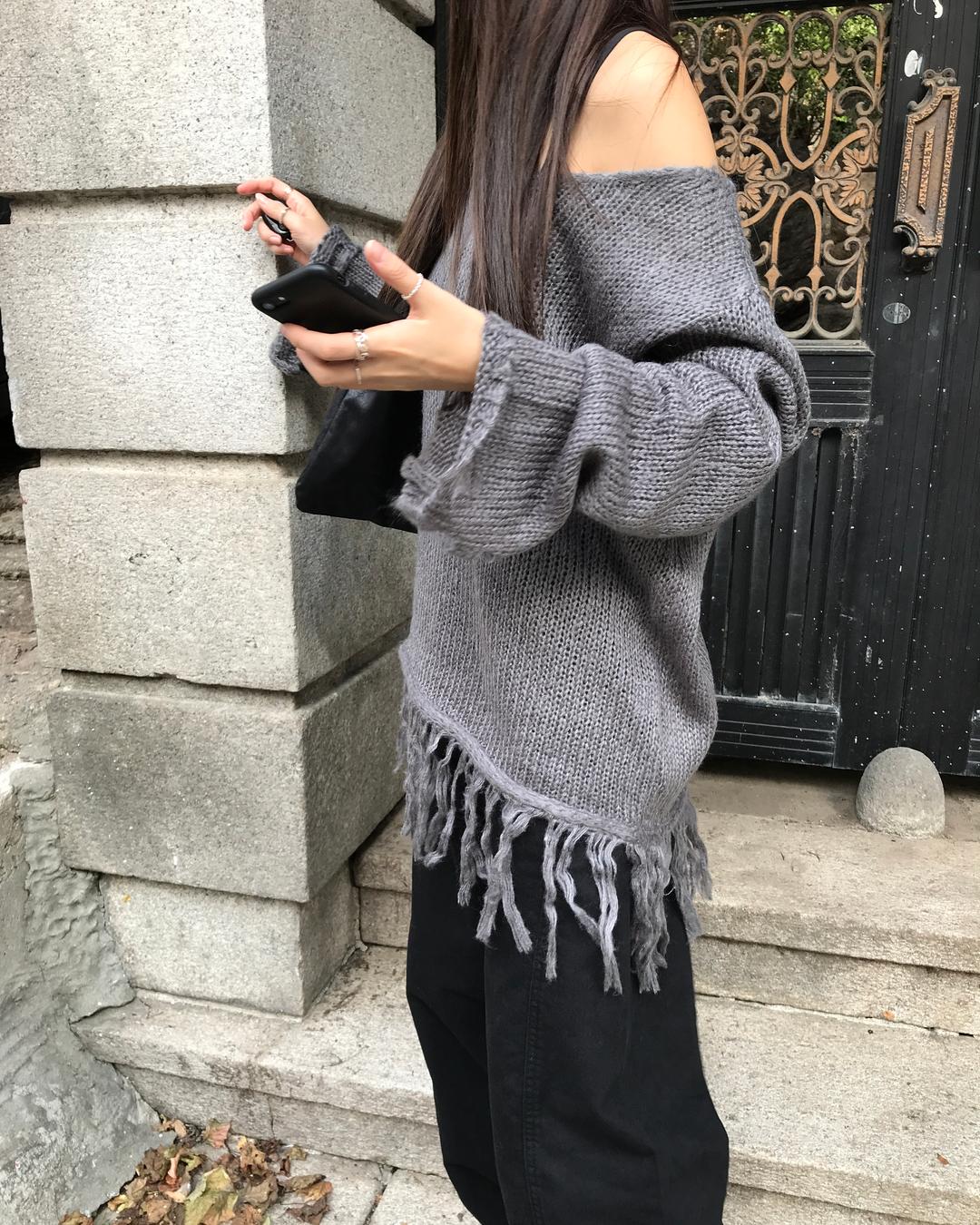 fringe loose knit