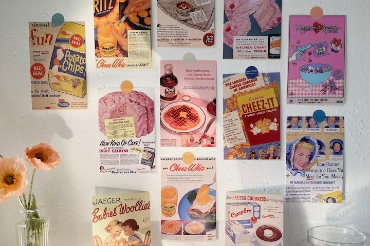 로맨틱 레트로 감성 디저트 인테리어 엽서 30p set