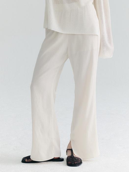 Slit Wrinkle Banding Pants_3color