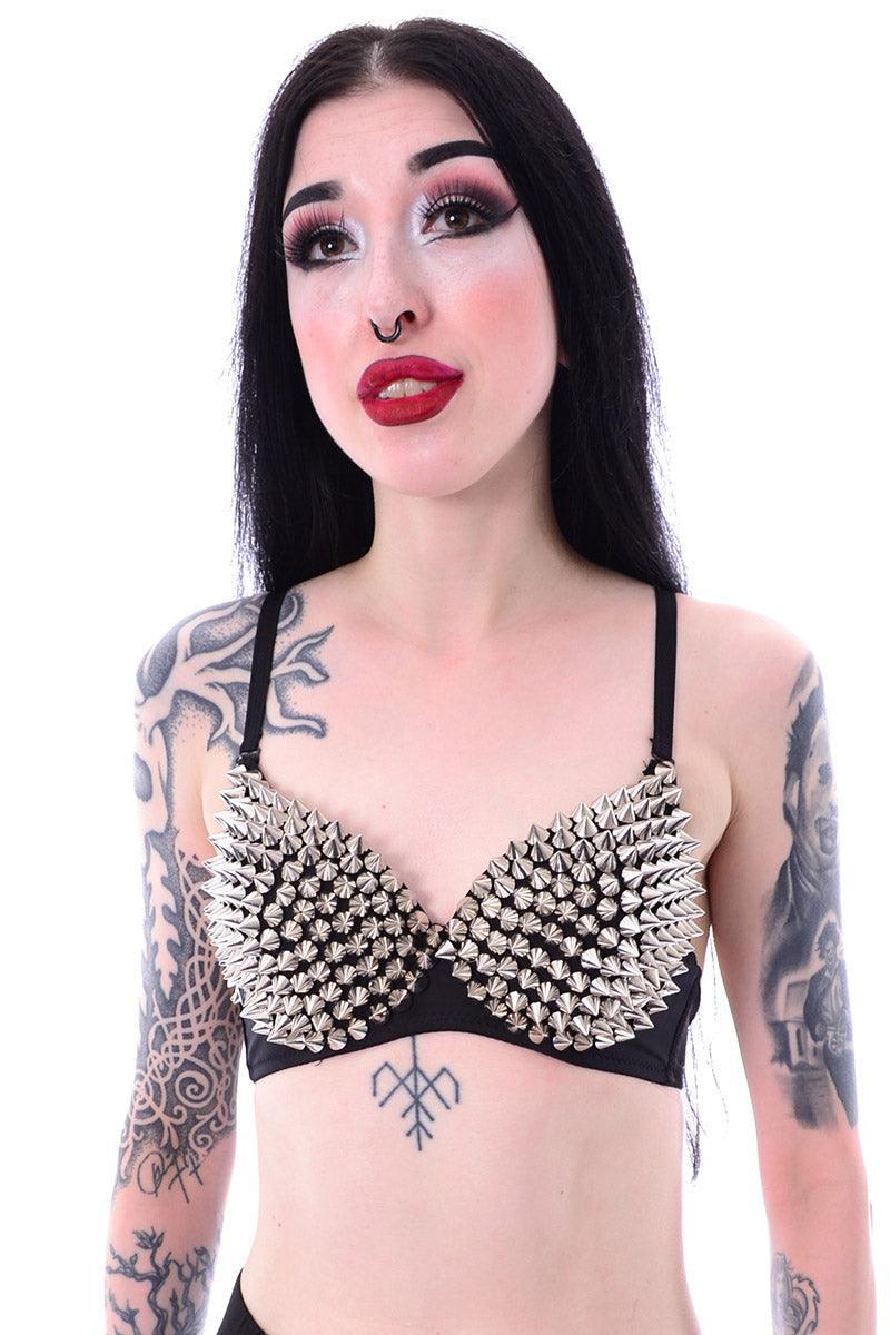 Cone Stud Bra - M